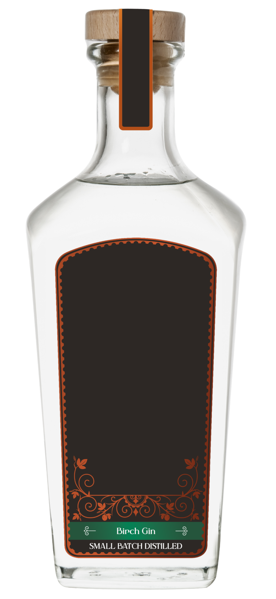 Custom Dullstroom Gin bottle preview
